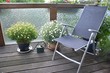 Relaxen auf dem Balkon