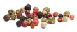 Closeup of mixed pepper