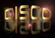 DISCO plakat flyer