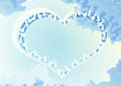 Heart and doves