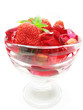 fruit jelly dessert with strawberry fruit jelly dessert with strawberry