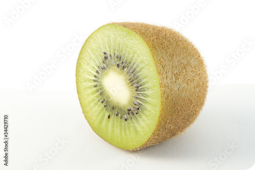 Photo: kiwi fruit on white kiwi fruit on white