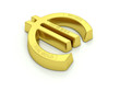 Gold bullion Euro symbol