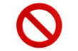 Forbidden sign