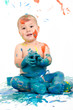 Baby beim malen