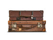 Brown leather cases