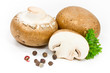 braune Champignons