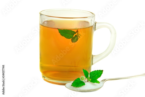 Photo: Tee mit Aztekischen Süßkraut (Lippa Dulcis) als Zuckerersatz Tee mit Aztekischen Süßkraut (Lippa Dulcis) als Zuckerersatz