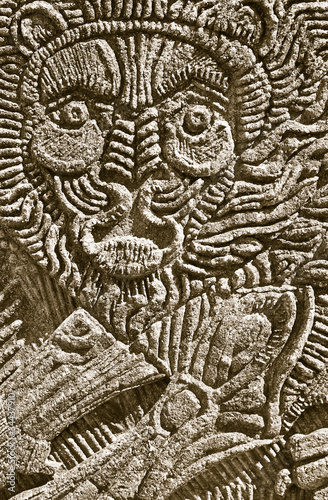 Photo: stone lion stone lion