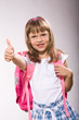 first grader girl