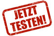 Illustration: Grunge Stempel rot JETZT TESTEN! Grunge Stempel rot JETZT TESTEN!