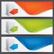 vector website headers for software products vector website headers for software products