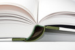 Offenes Buch mit leeren Seiten