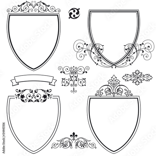 Vektor: schilder und Wappen schilder und Wappen