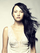Beautiful lady with magnificent hair Beautiful lady with magnificent hair