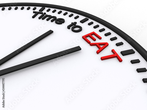 Illustration: Time to eat Time to eat