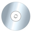 CD isolated on white