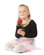 Preschool Ballerina with Rose