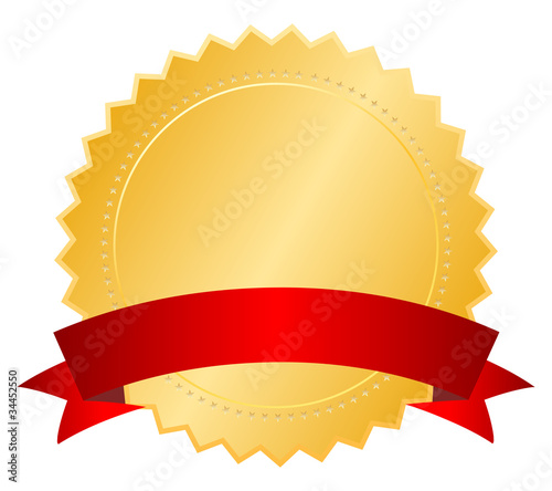Vector: Gold blank certificate, vector illustration Gold blank certificate, vector illustration