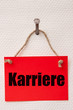 Karriere - an den Nagel hängen - Aufgeben
