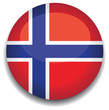 norway flag in a button
