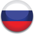russia flag in a button