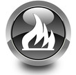 Fire glossy icon Fire glossy icon