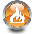 Fire glossy icon