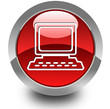 Personal computer glossy icon