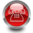 Telephone glossy icon