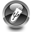Pendrive glossy icon