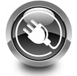 Plug glossy icon