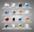Website Internet Icons ,Transparent Glass Button. Website Internet Icons ,Transparent Glass Button.
