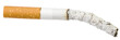 burning cigarette.