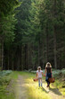 Children in forest