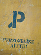the P graffiti