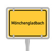 Mönchengladbach Schild