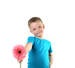 little boy in studio