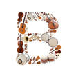 Musical instruments alphabet