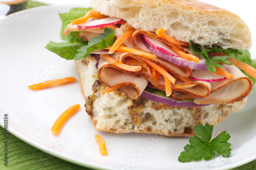Photo: Turkey Breast Sandwich Turkey Breast Sandwich
