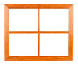 Residential Window Frame on White