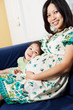 Photo: Pregnant Asian mother and her daughter Pregnant Asian mother and her daughter