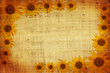 Vintage flower frame