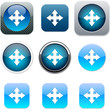 Map blue app icons.