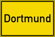 Dortmund Ortstafel Ortseingang Schild Verkehrszeichen