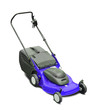Photo: Blue lawn mower Blue lawn mower