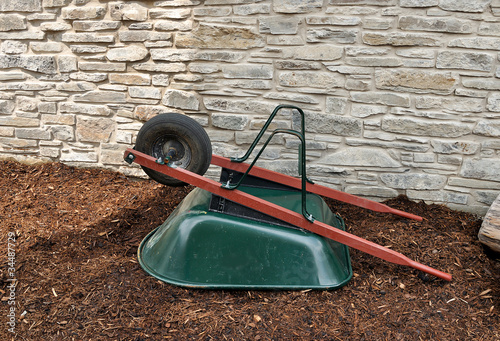 Photo: Green Wheelbarrow Green Wheelbarrow
