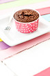 Brownie in red cup