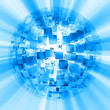 Lightcubes discoball blue white