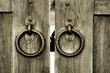 ancient wooden gate ancient wooden gate